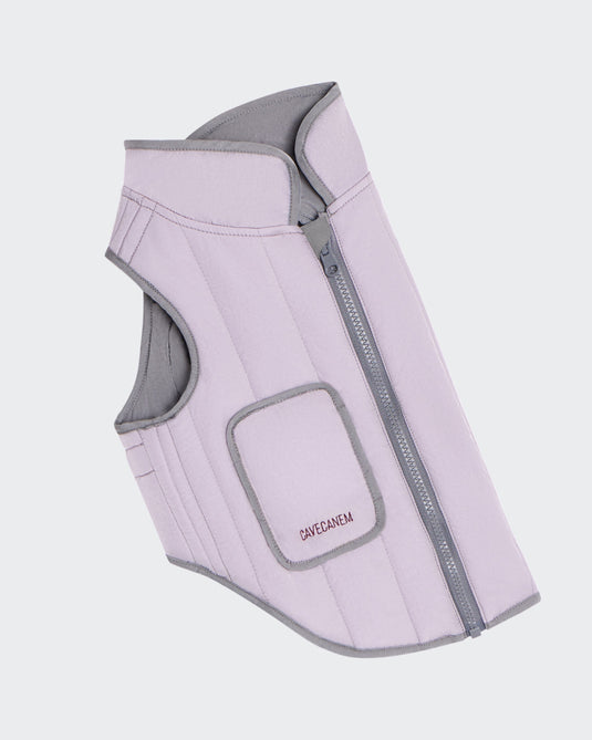 The Gemina | Reversible Quilted Dog Coat | Twilight Purple