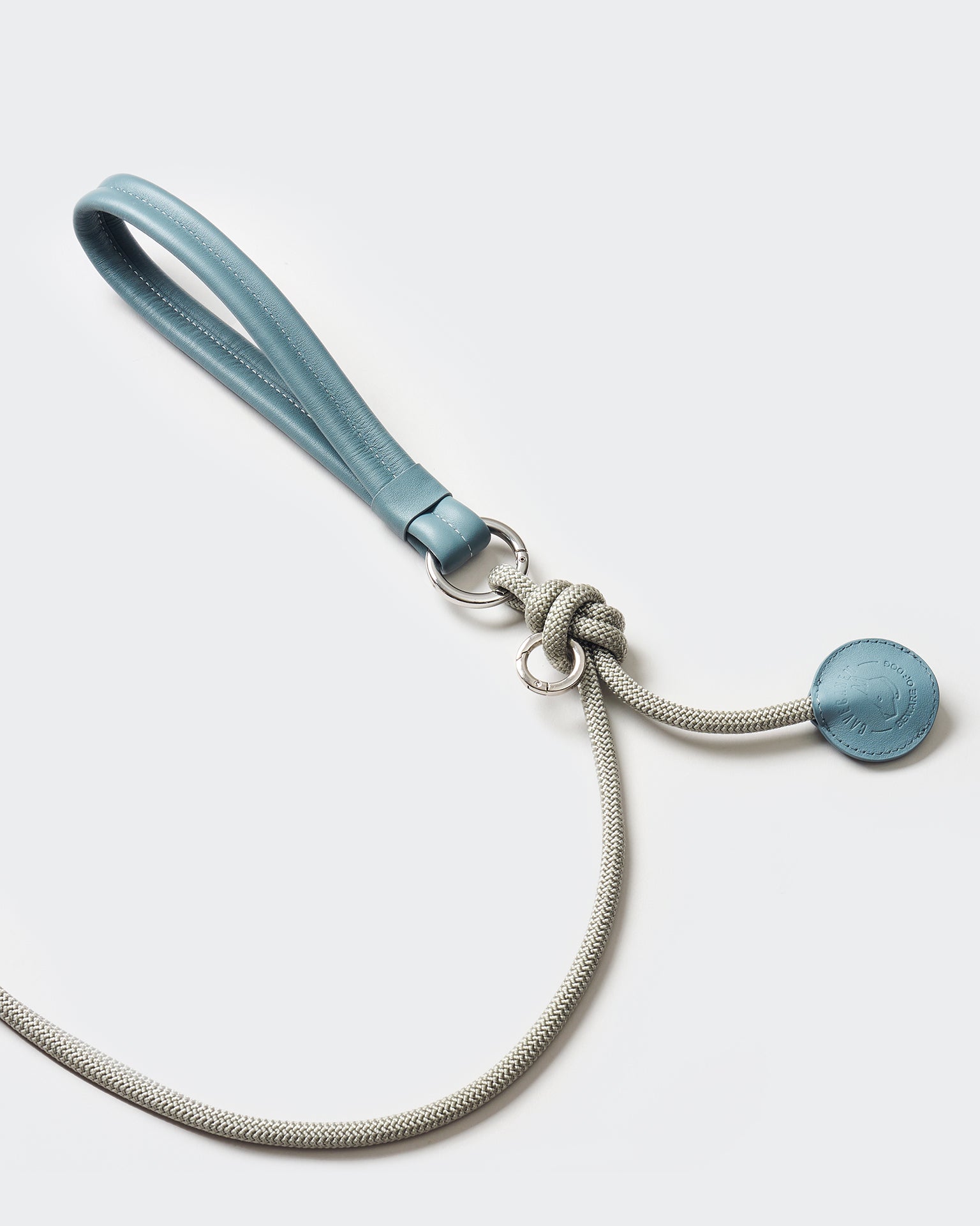 The Alinea Leather Dog Leash | Stormy Teal