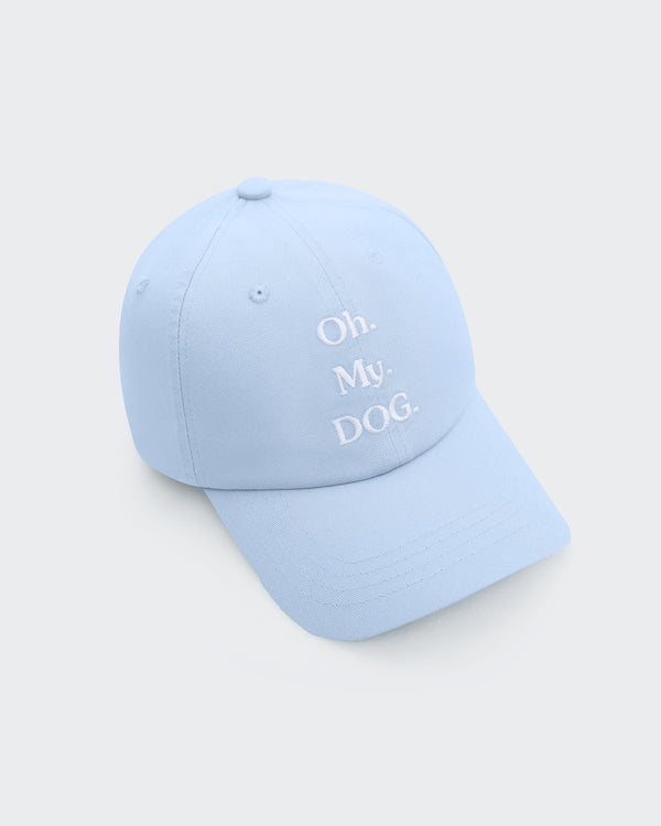 The Aura | Embroidered Human Baseball Cap | Cloud Blue