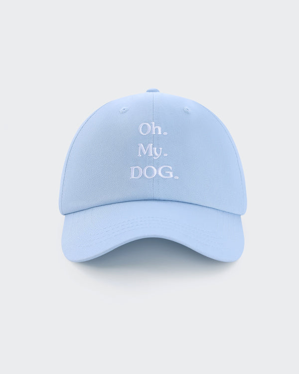 The Aura | Embroidered Human Baseball Cap | Cloud Blue