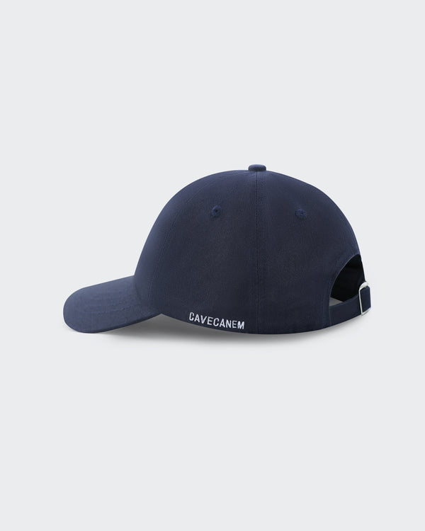 The Aura | Embroidered Human Baseball Cap | Navy Blue