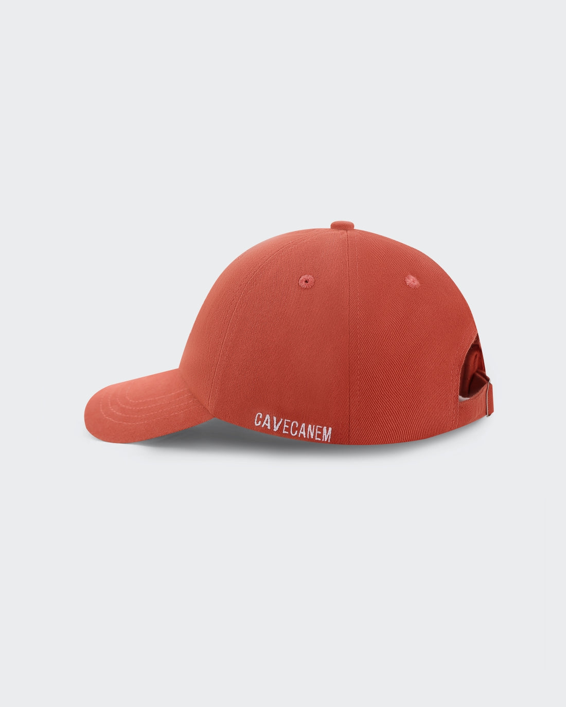 The Aura | Embroidered Human Baseball Cap | Clay Red