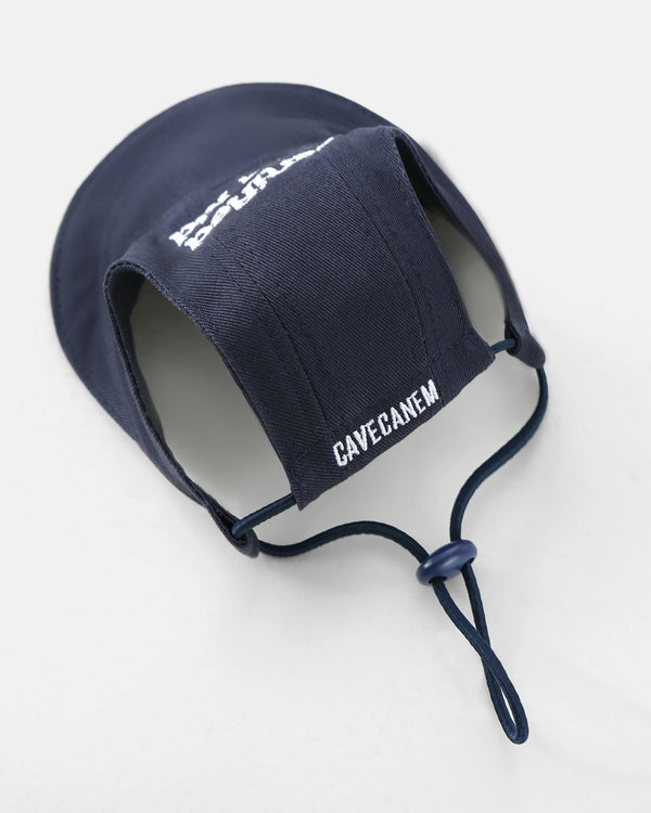 The Aura | Embroidered Dog Baseball Cap | Navy Blue